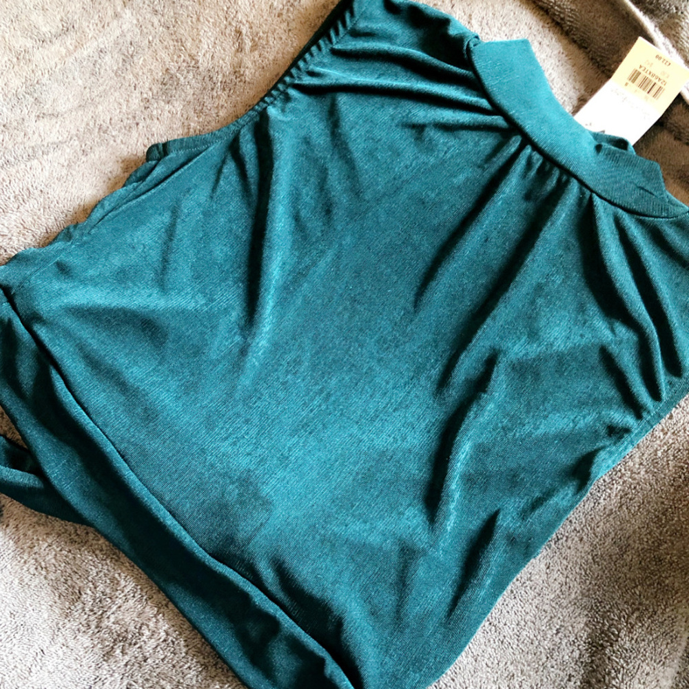 Miss Selfridge halter neck crop top with open back